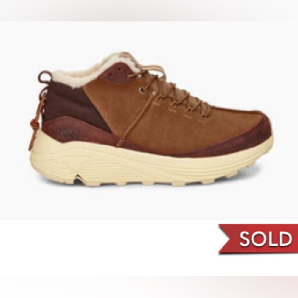 Sold - Men's Ugg Miwo Trainer Sherpa Lined Suede TrainerSneaker Size 10.5/40)